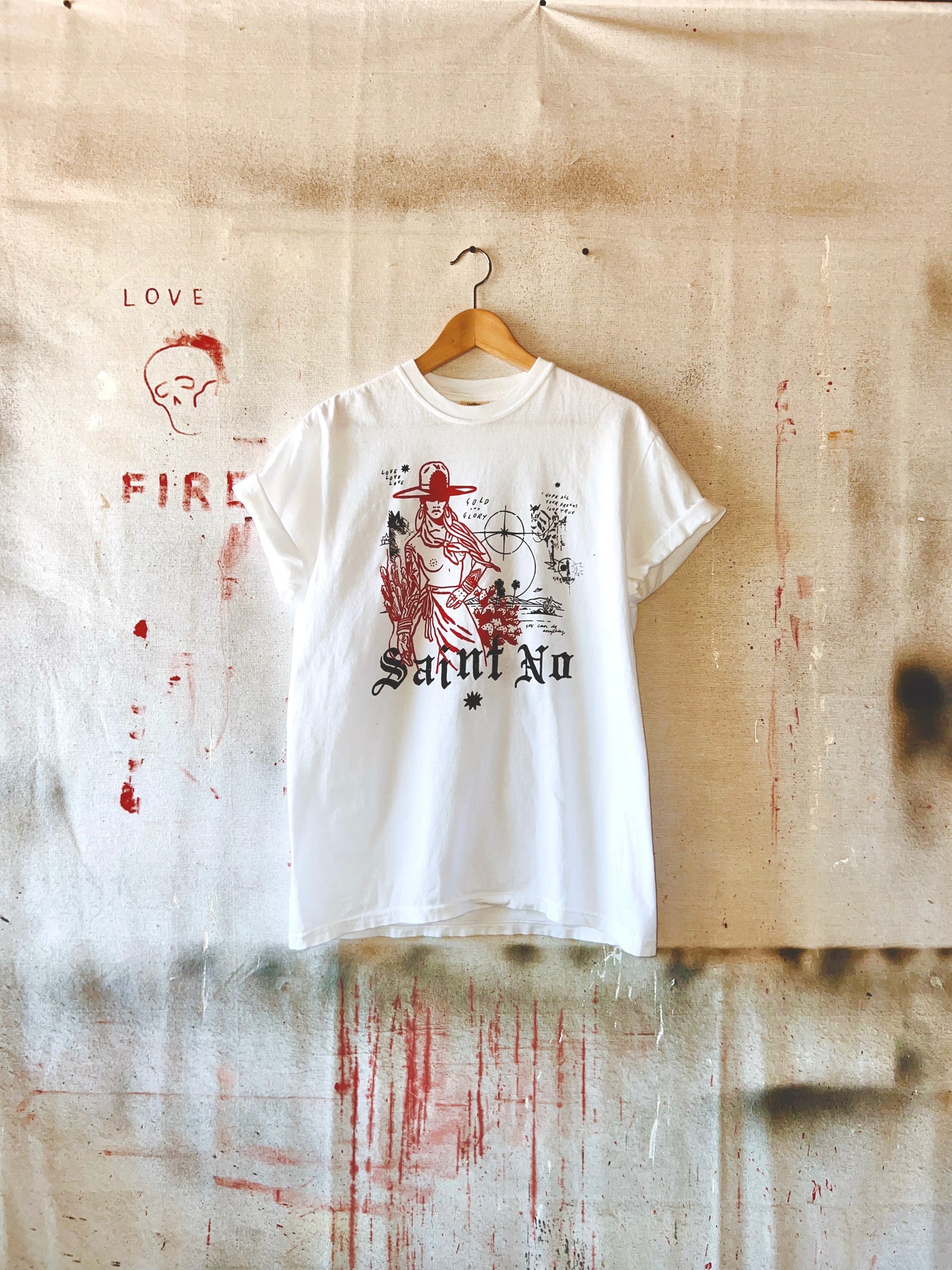 SAINT NO T-SHIRT "GOLD AND GLORY" STYLE NO.2