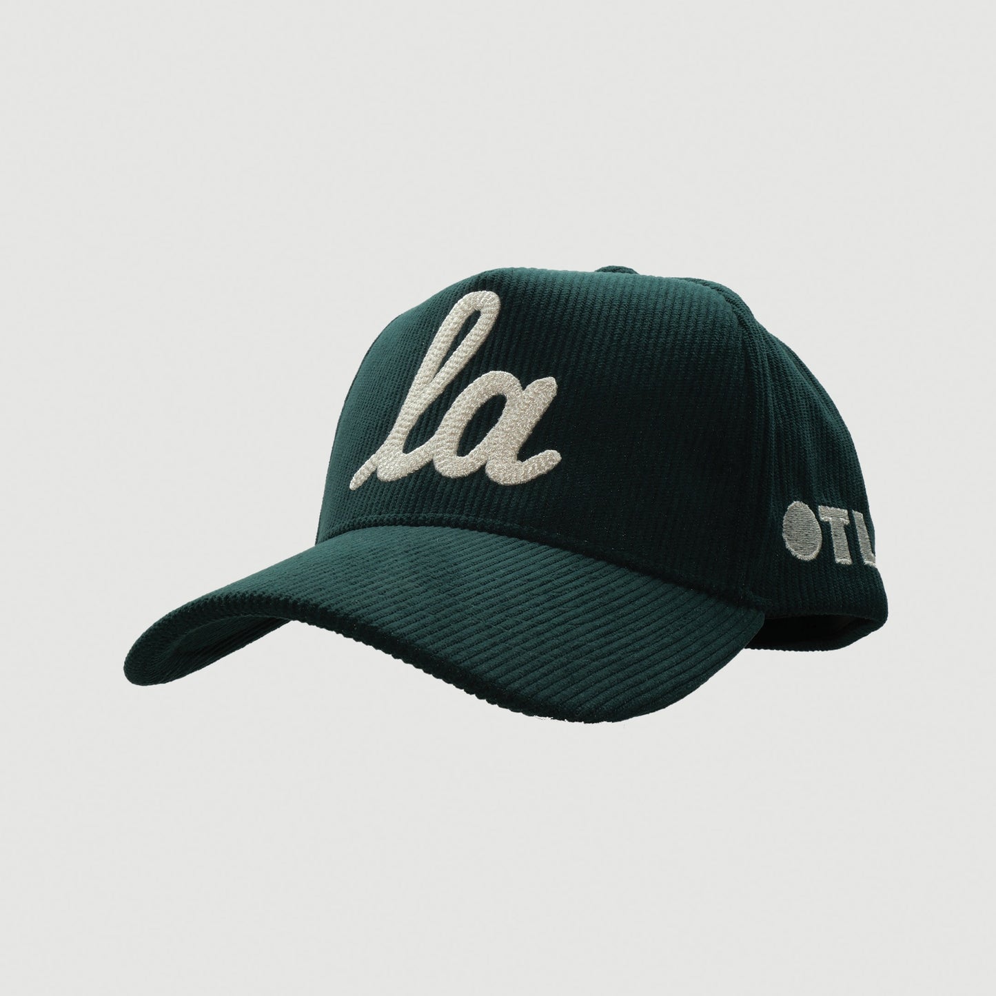 CORDUROY ONLY THE LONELY SCRIPT LA PRO HAT (GREEN/IVORY)