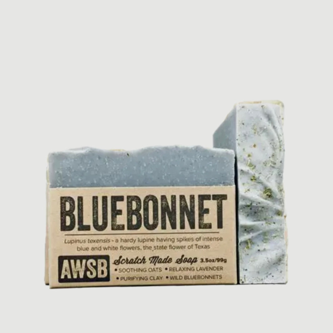 AWSB A WILD SOAP BAR BLUE BONNET SOAP
