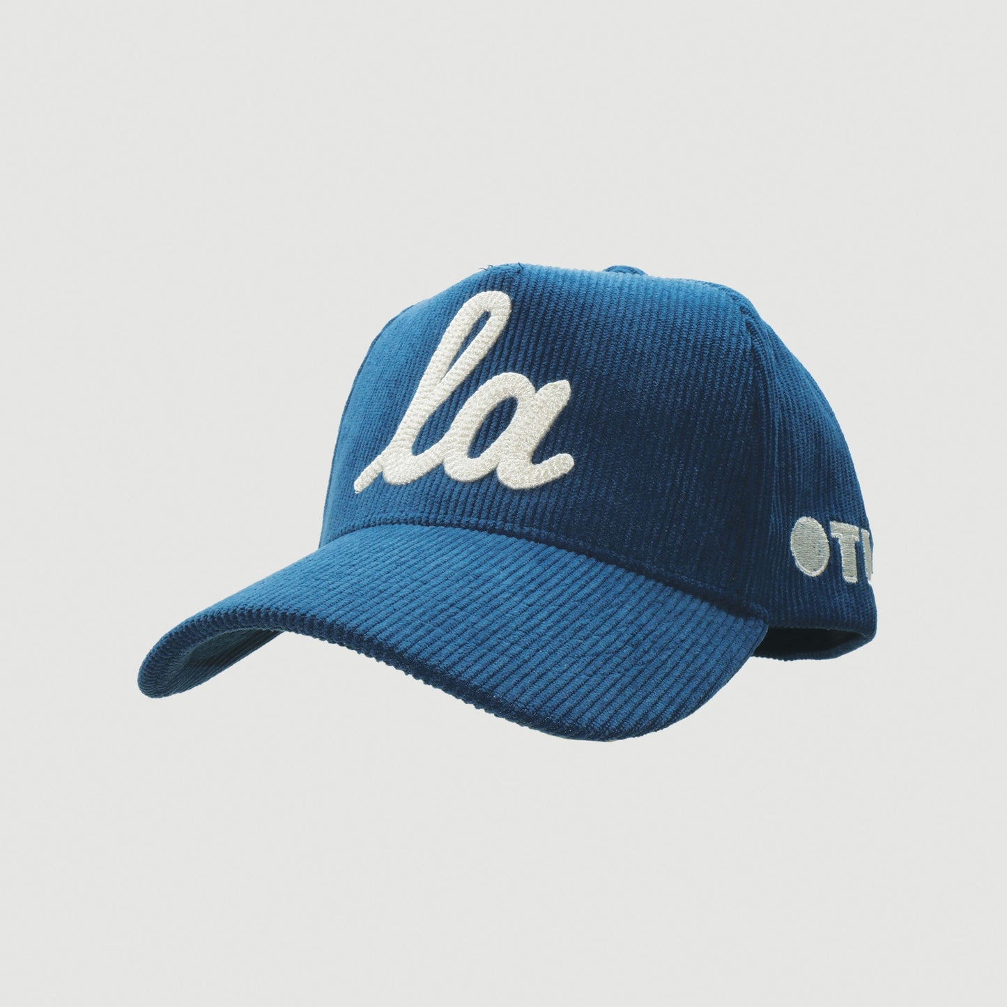CORDUROY ONLY THE LONELY SCRIPT LA PRO HAT (BLUE/IVORY)