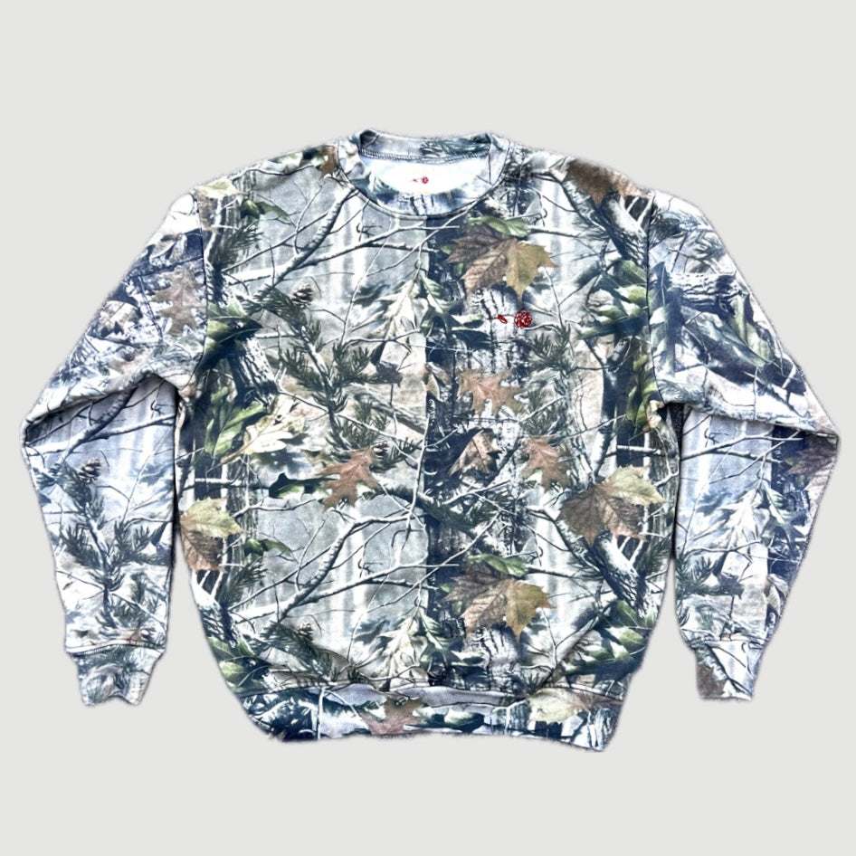 REAL TREE CAMO CREWNECK SWEATSHIRT ONLY THE LONELY
