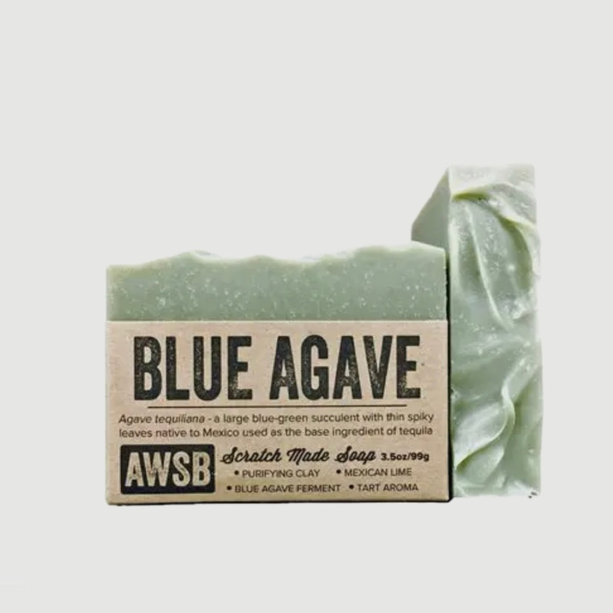 AWSB A WILD SOAP BAR BLUE AGAVE SOAP