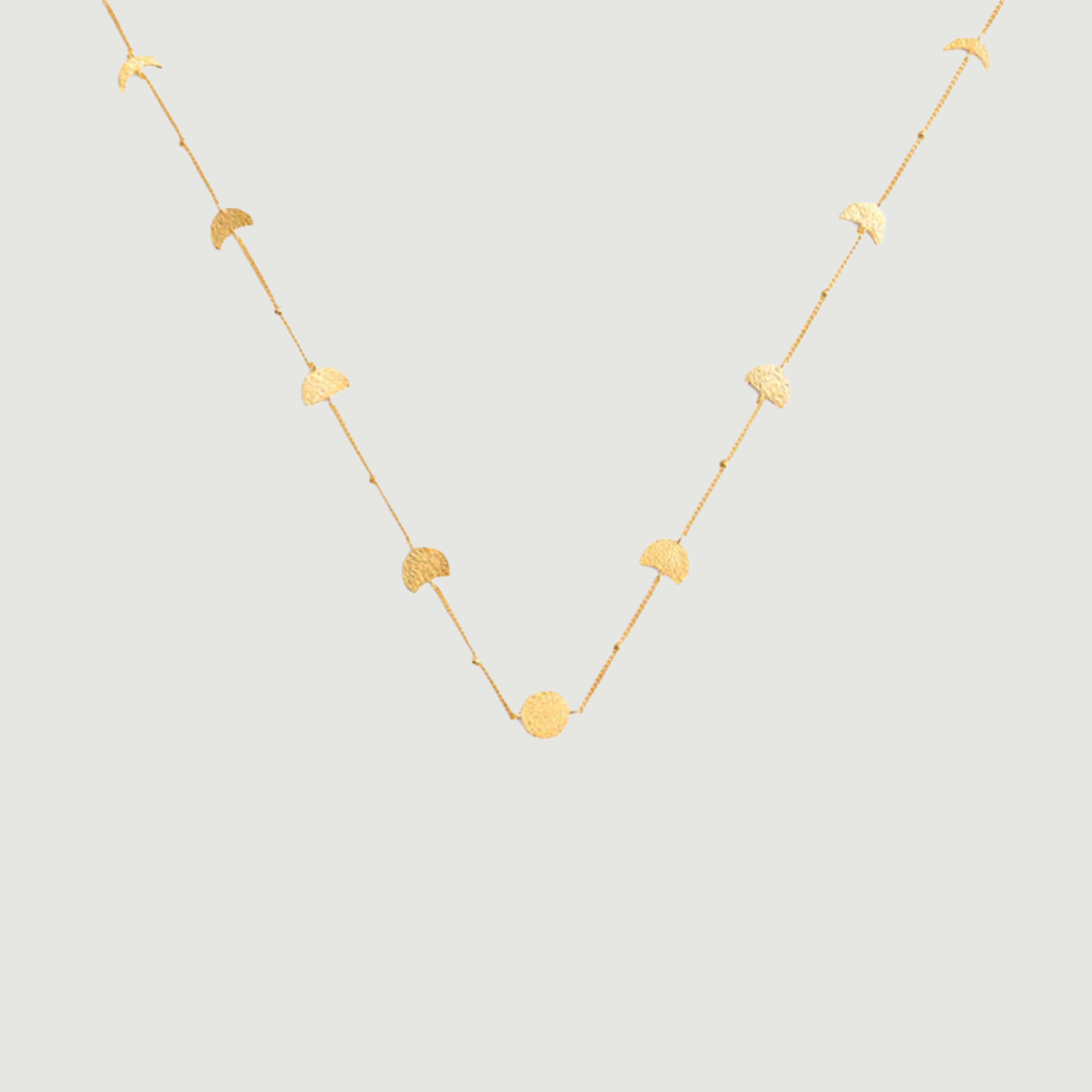 THE CRYSTAL BOUTIQUE THE LUNA CHOKER -MOONPHASES