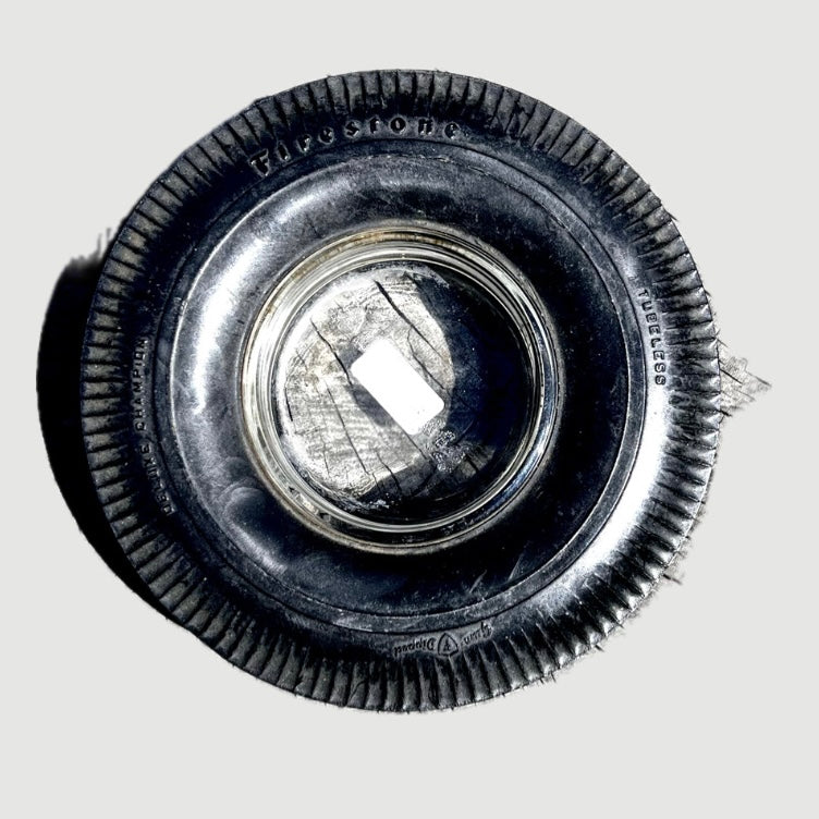 ASSORTED VINTAGE TIRE ASHTRAYS