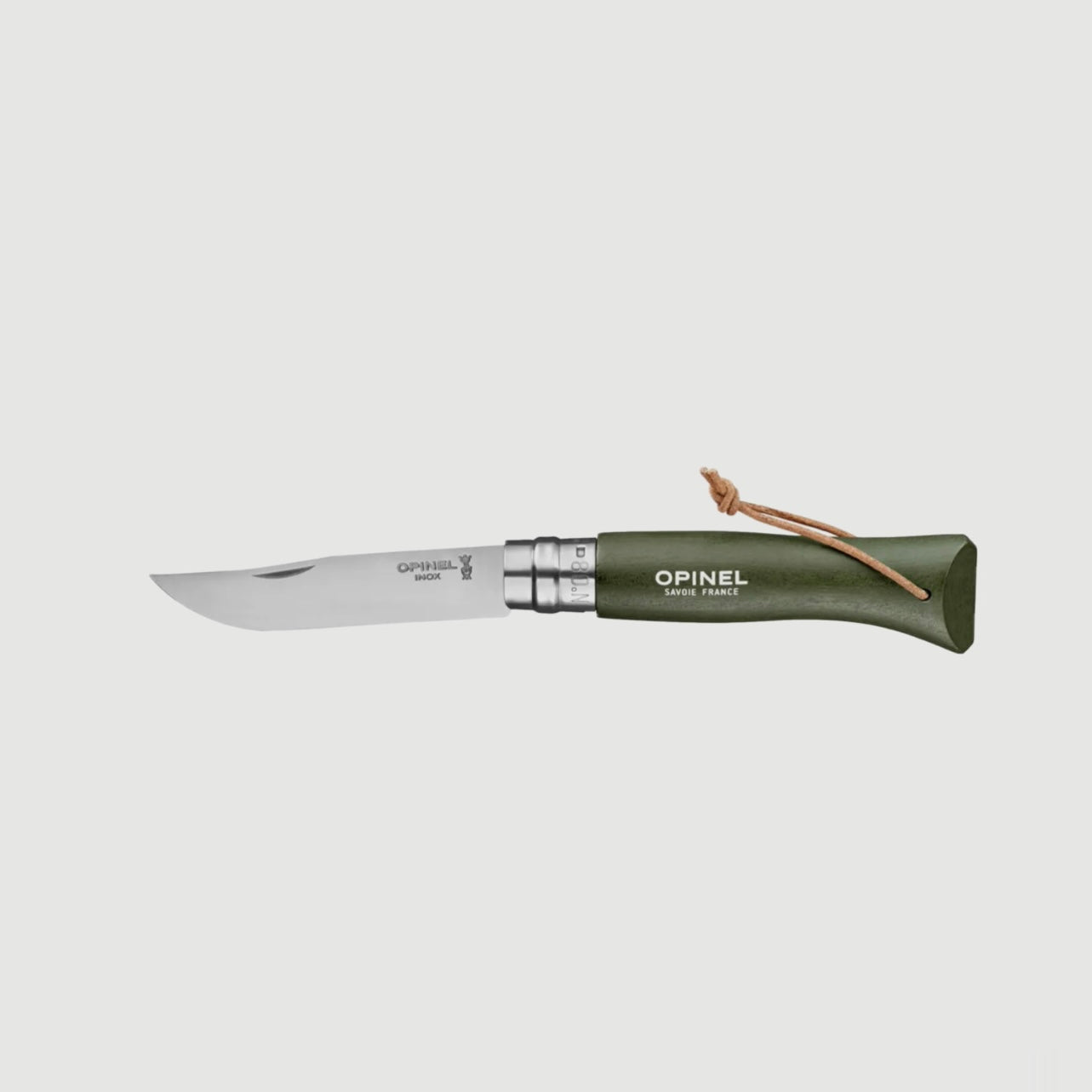 OPINEL No.08 COLORAMA STAINLESS STEEL FOLDING KNIFE (green)