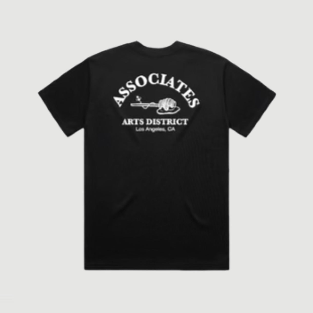 LA6721 SHIRT (DISTRESSED BLACK)
