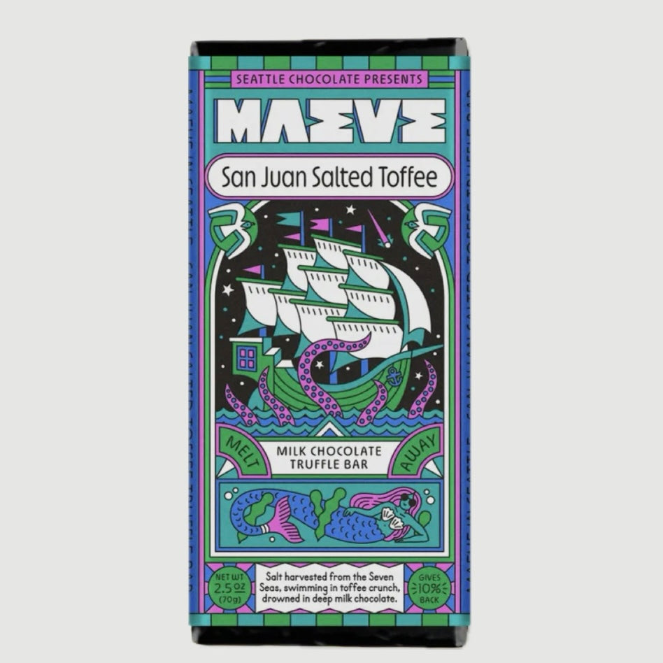 SAN JUAN SALTED TOFFEE TRUFFLE BAR