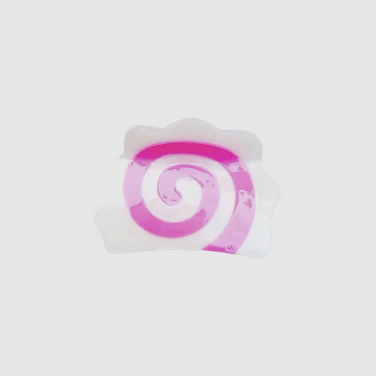 ONLY THE LONELY ACETATE RAMEN FISHCAKE HAIR CLIP