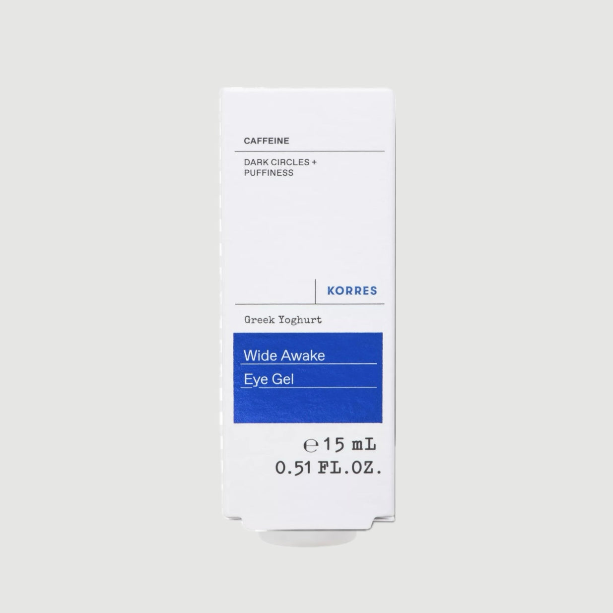 KORRES WIDE AWAKE EYE GEL GREEK YOGURT