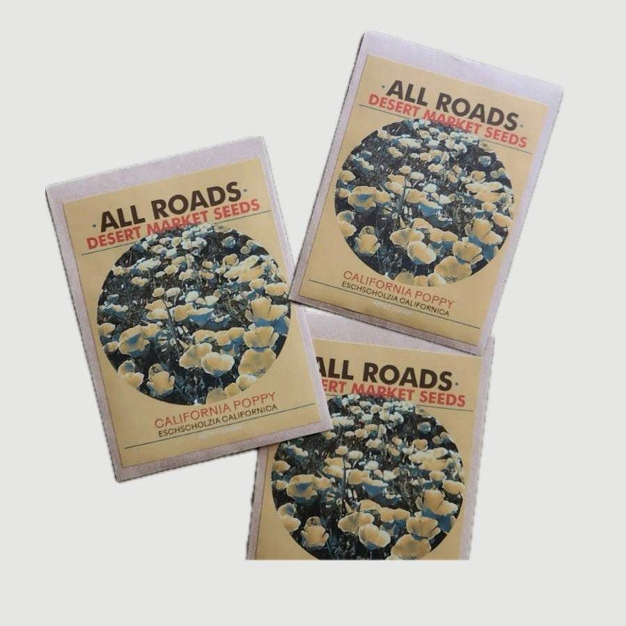 ALL ROADS DESERT SEEDS CALIFORNIA POPPY