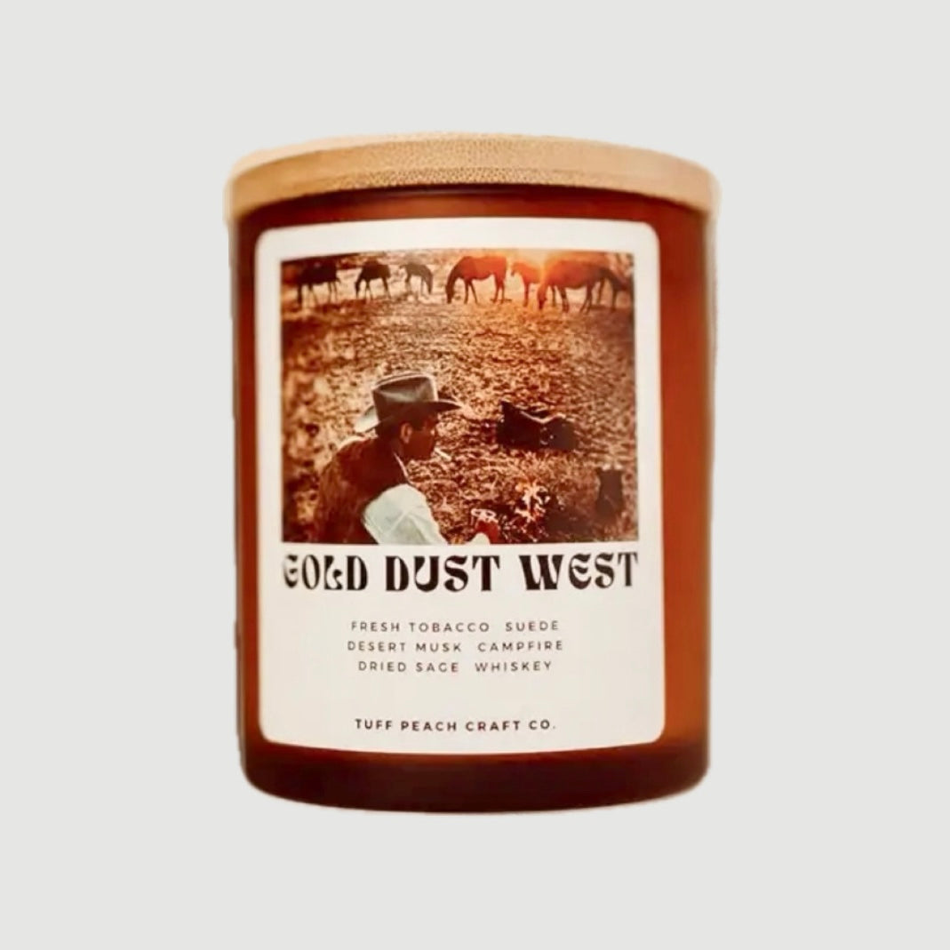 GOLD DUST WEST CANDLE TUFF PEACH CRAFT CO.