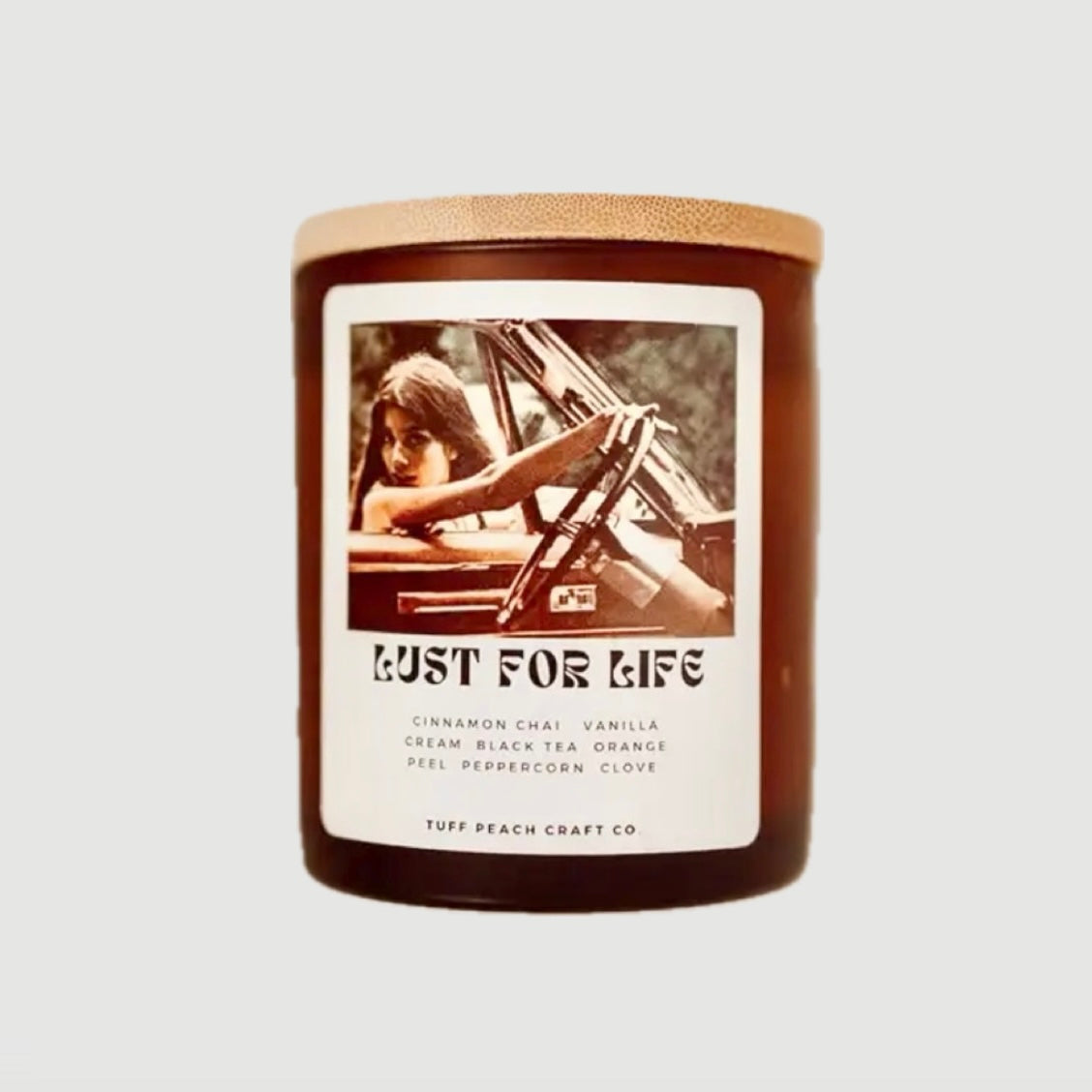 LUST FOR LIFE CANDLE TUFF PEACH CRAFT CO.