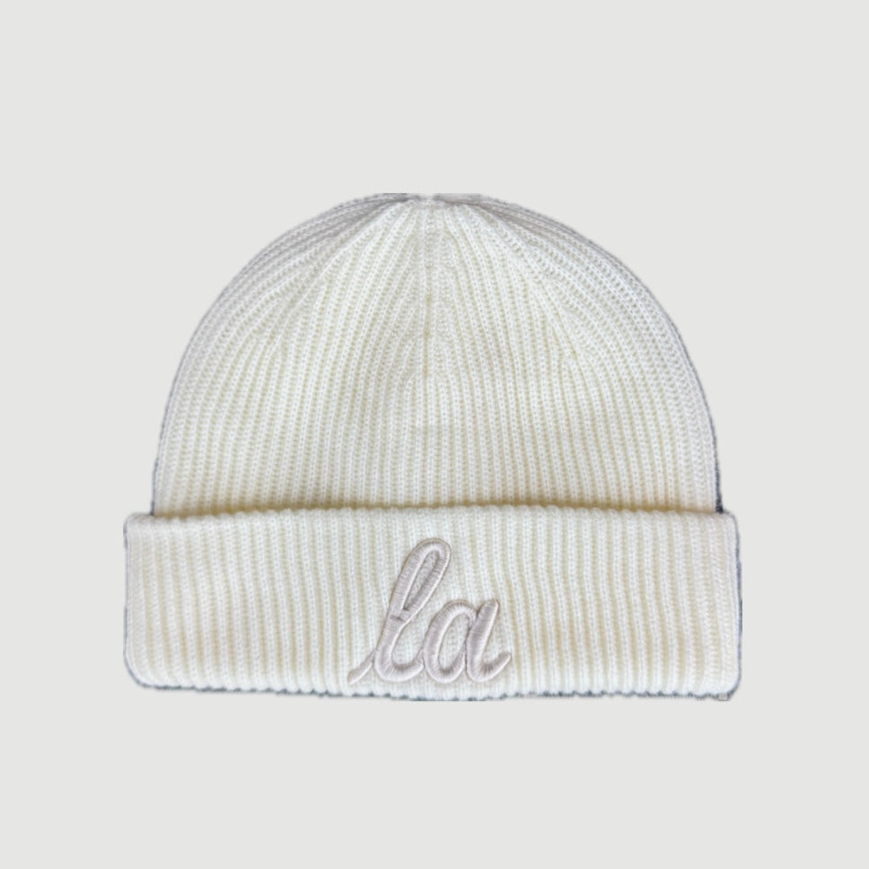 SCRIPT LA BEANIE ONLY THE LONELY (WHITE)