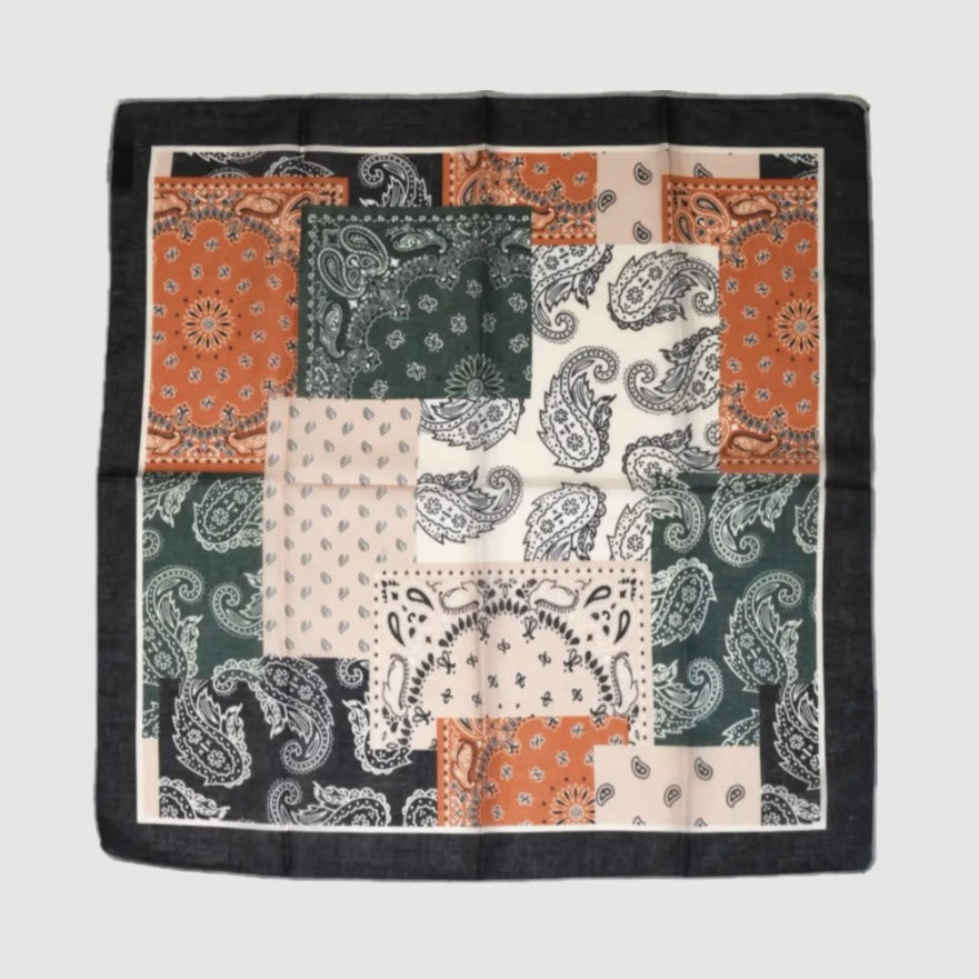 PATCHWORK PAISLEY BANDANA