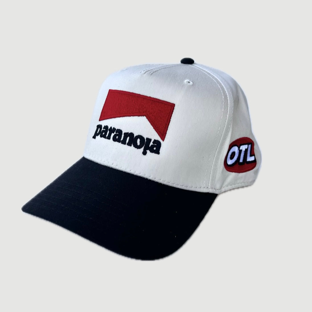 ONLY THE LONELY PARANOIA RACING HAT (NATURAL/BLACK)