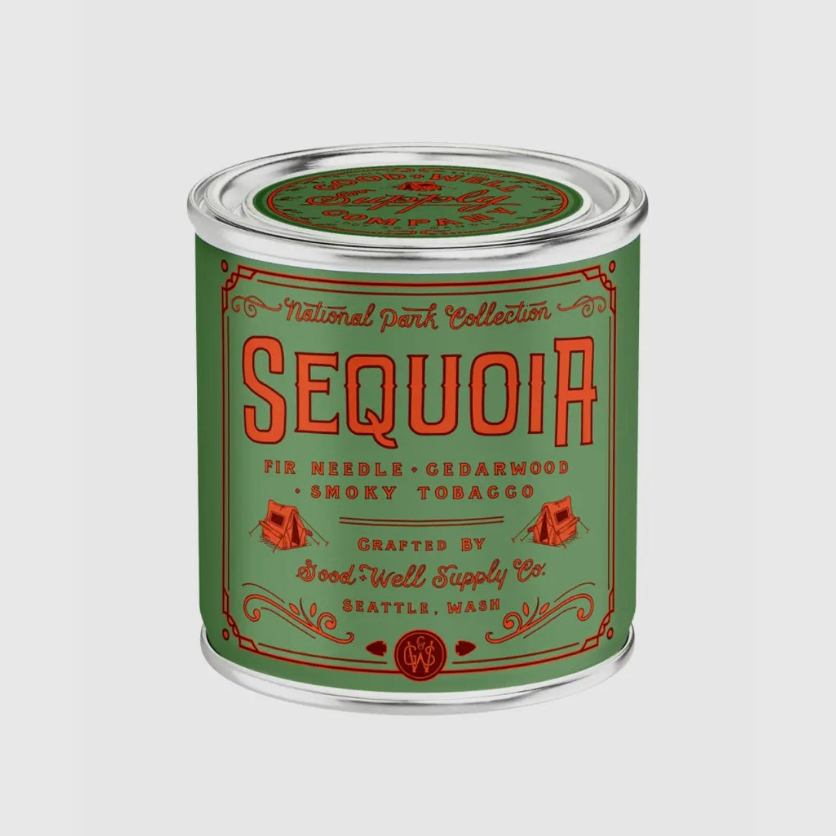 GOOD & WELL SUPPLY CO. SEQUOIA CANDLE