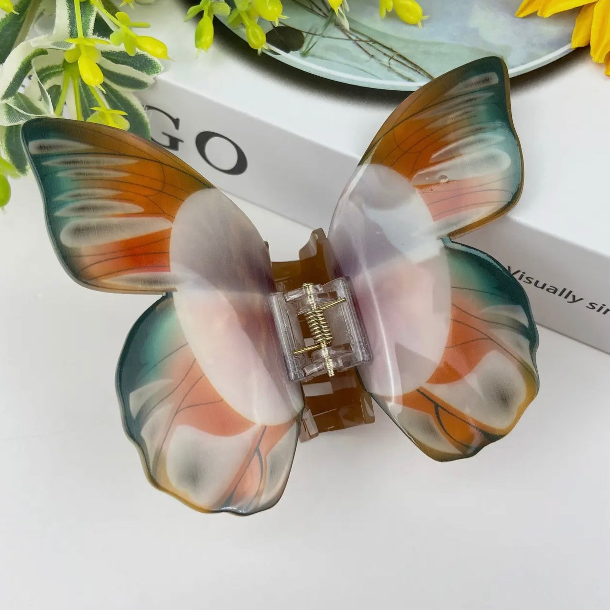 ONLY THE LONELY ACETATE BUTTERFLY HAIR CLIP