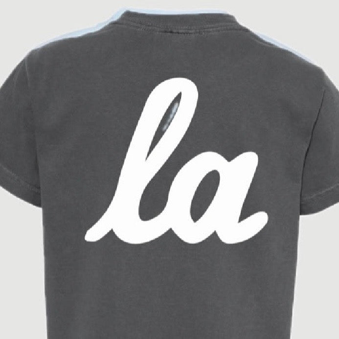 ADULT SCRIPT LA T-SHIRT (WASHED BLACK)