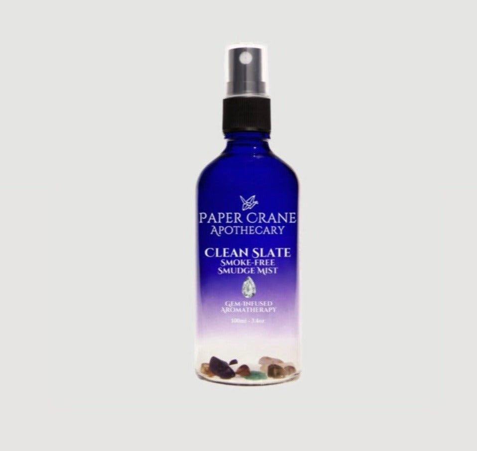 PAPER CRANE APOTHECARY AROMATHERAPY SPRAY MIST (clean slate) 4fl oz.