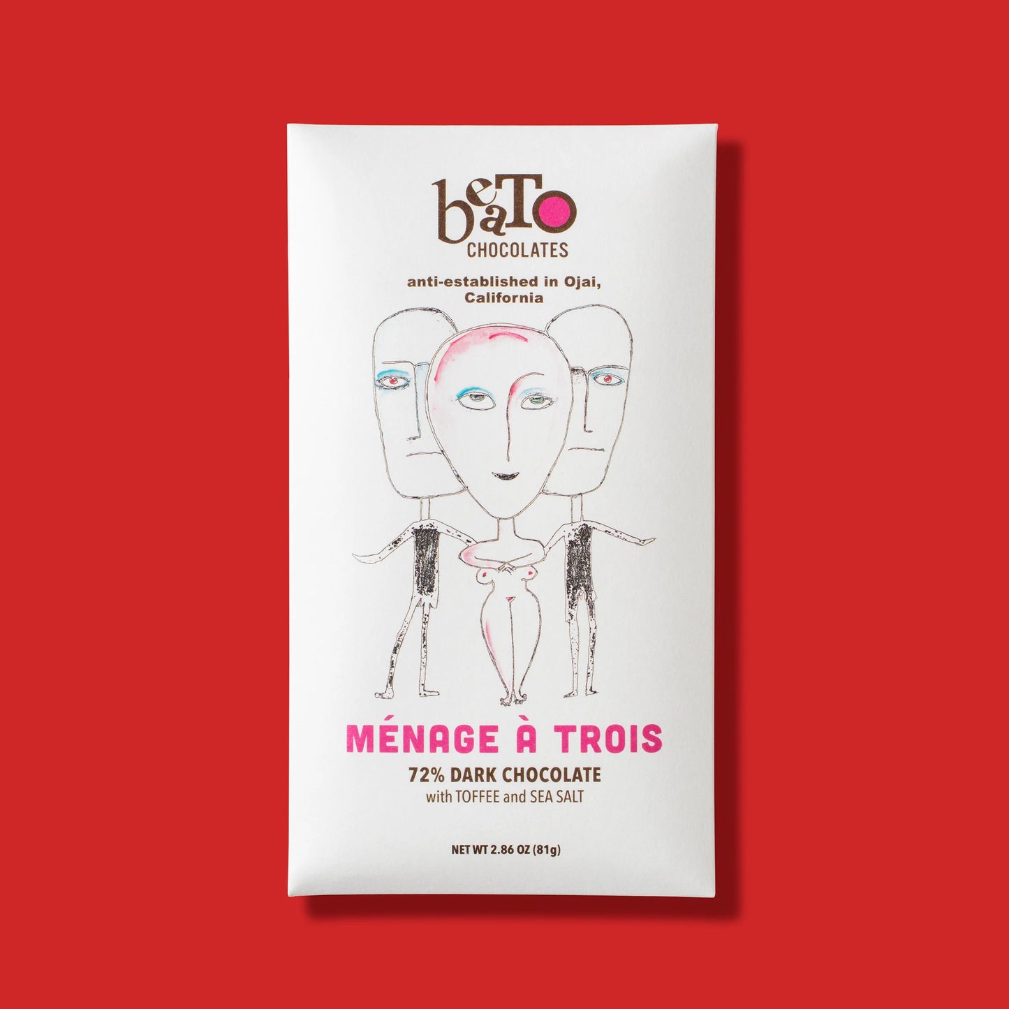 BEATO CHOCOLATES MENAGE A TROIS CHOCOLATE BAR