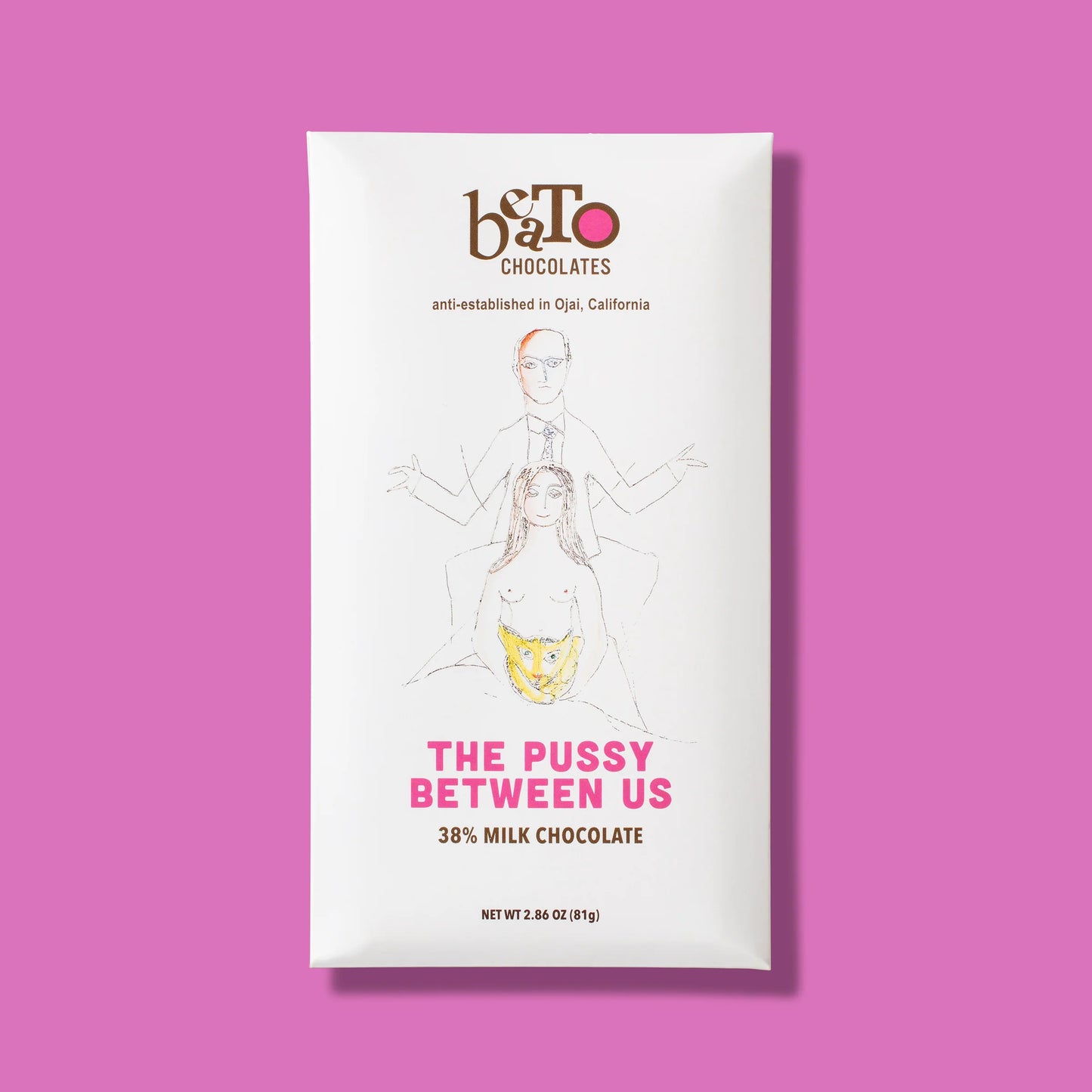 BEATO CHOCOLATES THE PUSSY BETWEEN US CHOCOLATE BAR