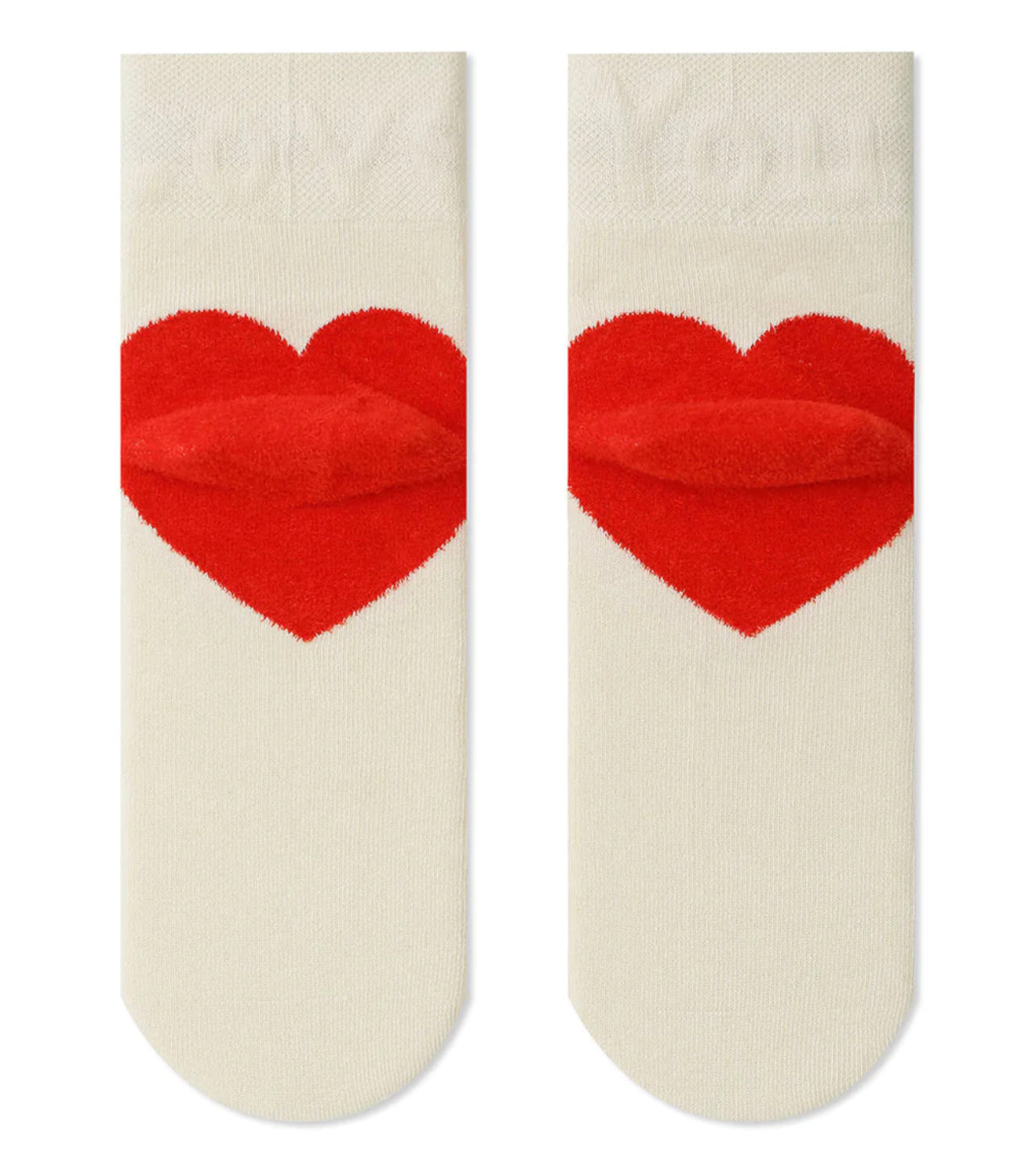 TAILORED UNION SOCKS LOVE YOU (WHITE)