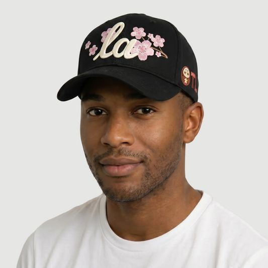 SCRIPT LA PRO HAT SPRING SAKURA (BLACK/ IVORY)