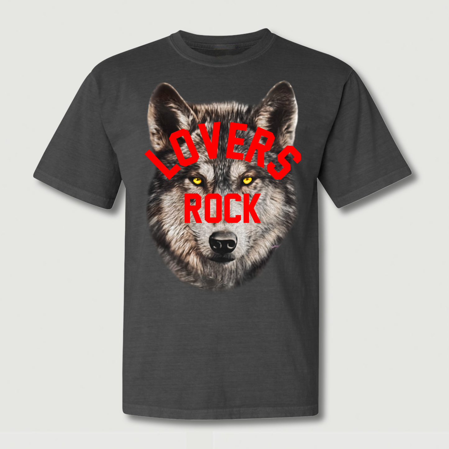 ONLY THE LONELY WILD WOLF T-SHIRT (VINTAGE BLACK)
