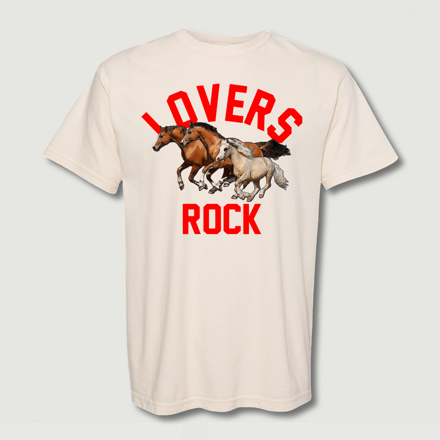 ONLY THE LONELY WILD HORSES T-SHIRT (IVORY)