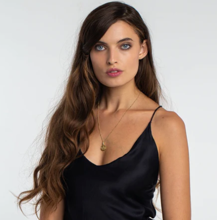 THE CRYSTAL BOUTIQUE APHRODITE GOLD COIN PENDANT NECKLACE