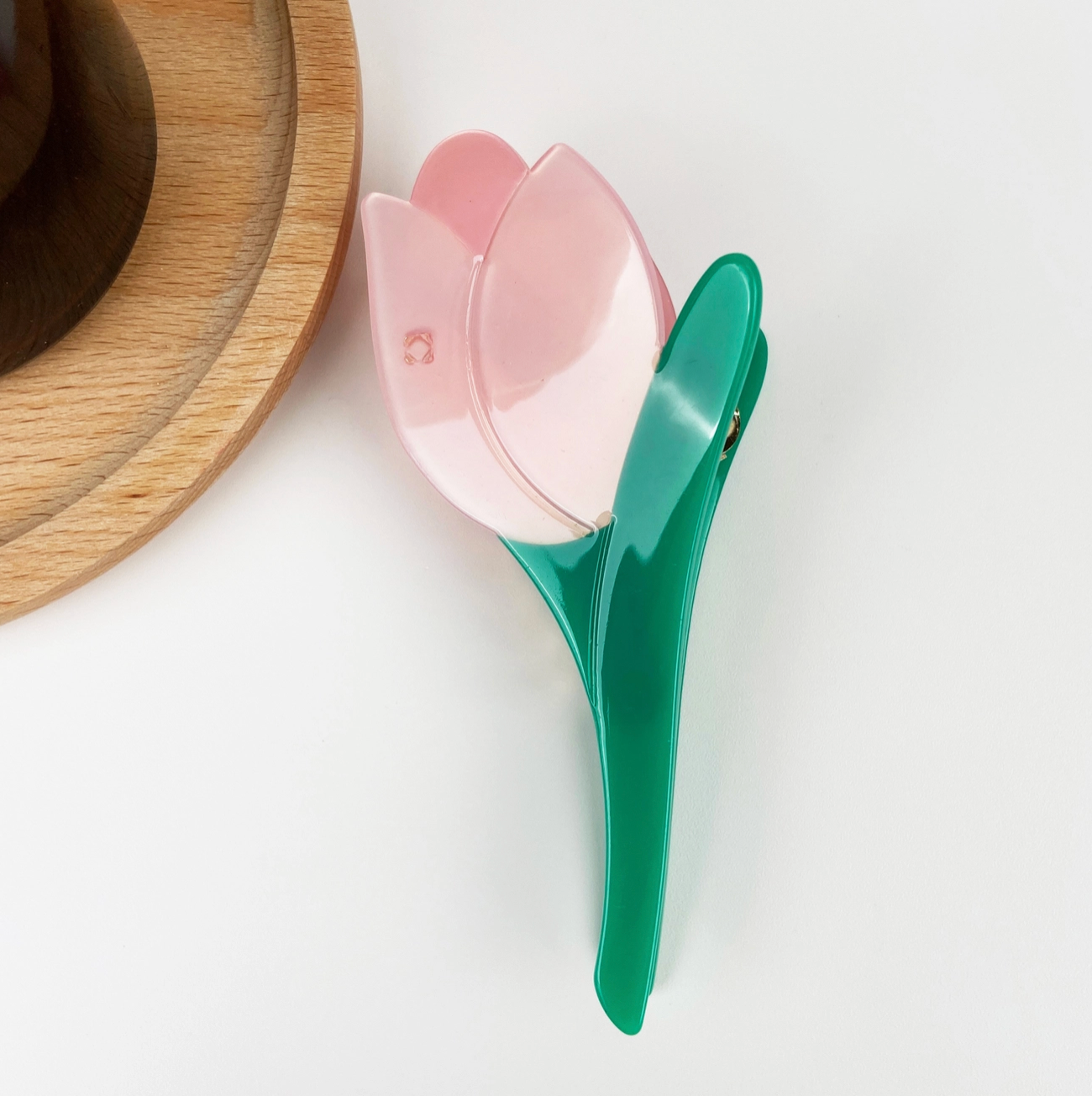 ONLY THE LONELY ACETATE TULIP HAIR CLIP