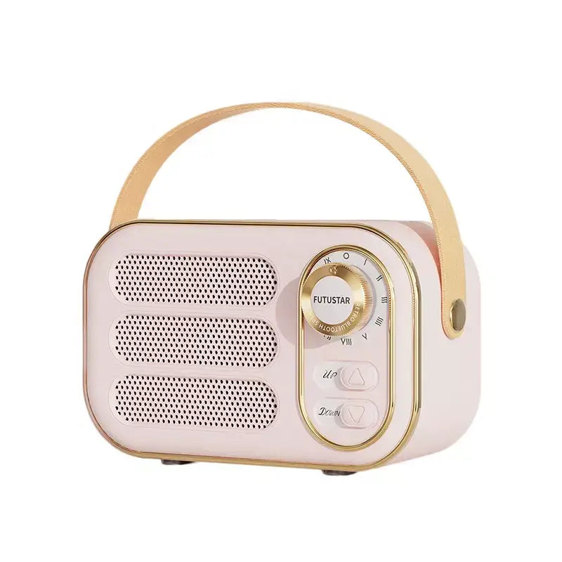 RETRO WIRELESS SPEAKER/PINK