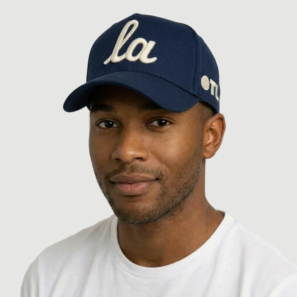 ONLY THE LONELY SCRIPT LA PRO HAT (NAVY IVORY)