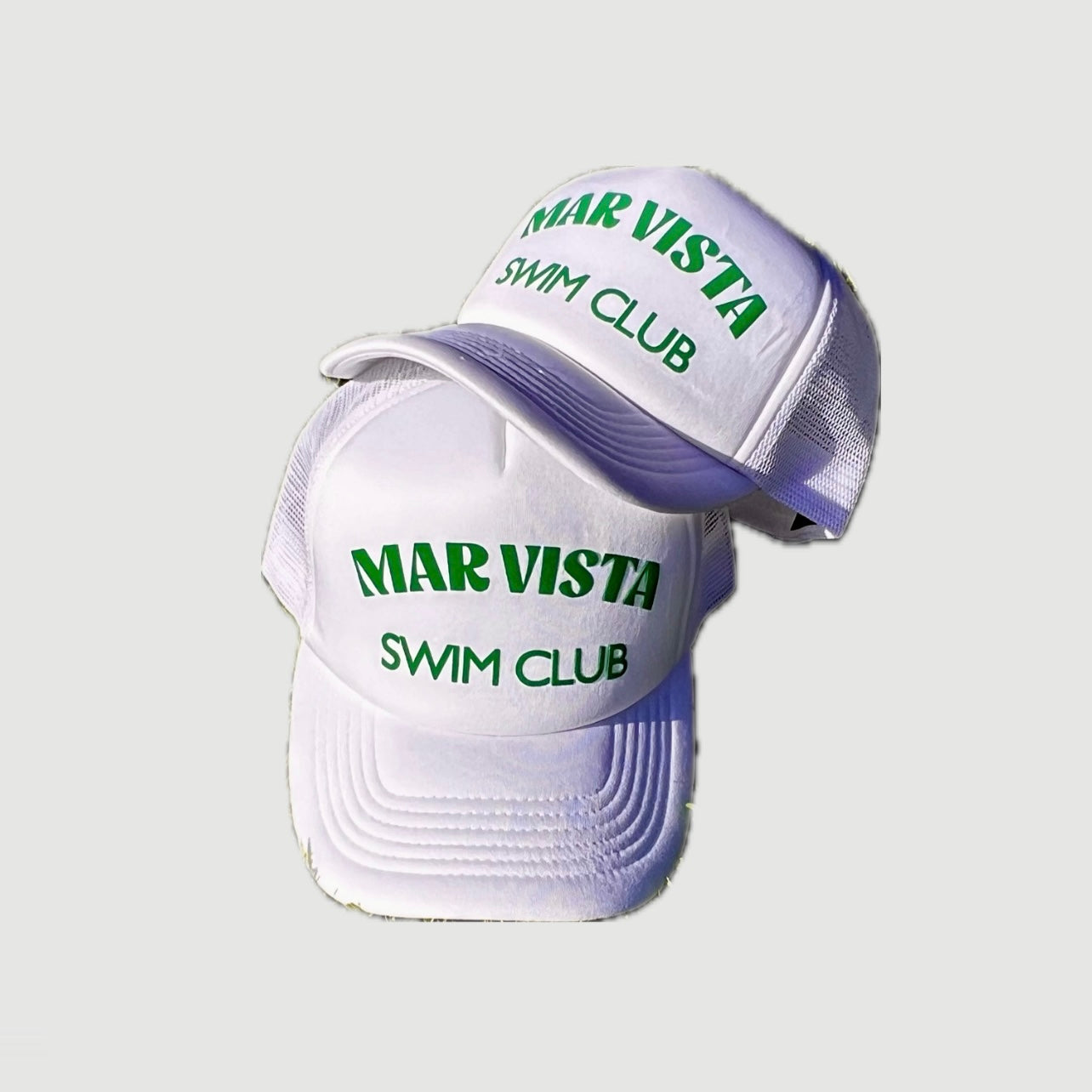 MAR VISTA SWIM CLUB FOAM TRUCKER (GREEN/WHITE)