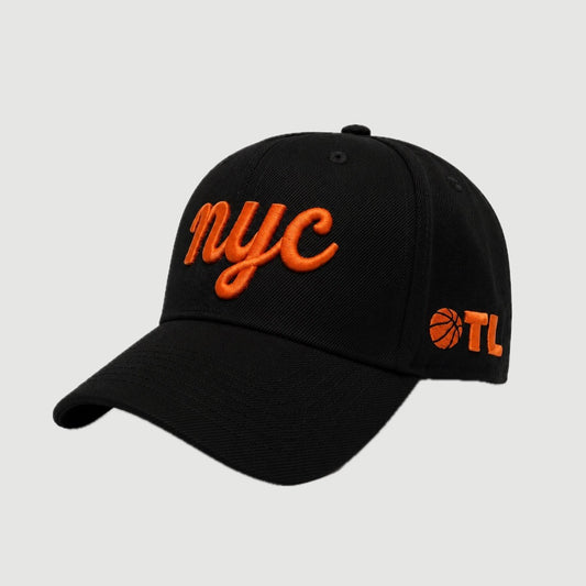 ONLY THE LONELY SCRIPT NYC PRO HAT (BLACK/ ORANGE)