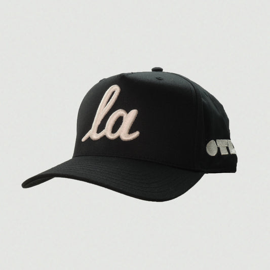 ONLY THE LONELY SCRIPT LA PRO HAT (BLACK/IVORY)