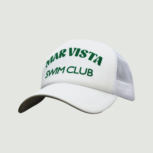 MAR VISTA SWIM CLUB FOAM TRUCKER (GREEN/WHITE)