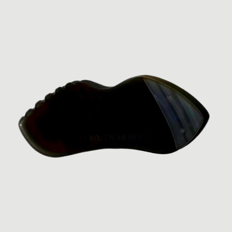 BOHEMIAN RêVES GUA SHA BLACK OBSIDIAN FACE STONE + SUSTAINABLE COTTON STORAGE BAG