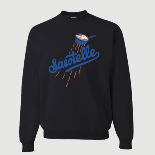 SAWTELLE RAMEN SWEATSHIRT CREWNECK (BLACK)