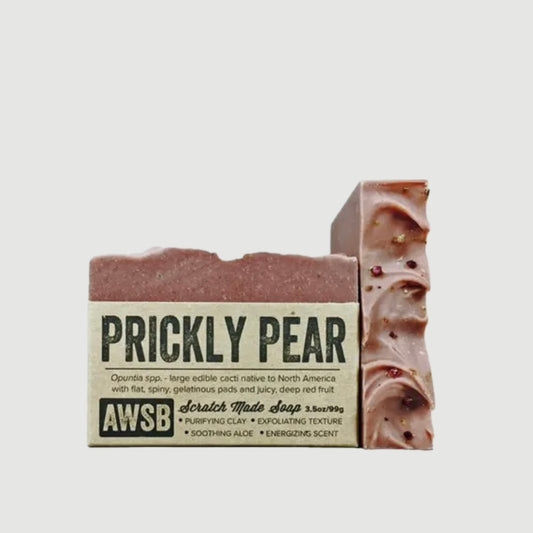 AWSB A WILD SOAP BAR  PRICKLY PEAR SOAP