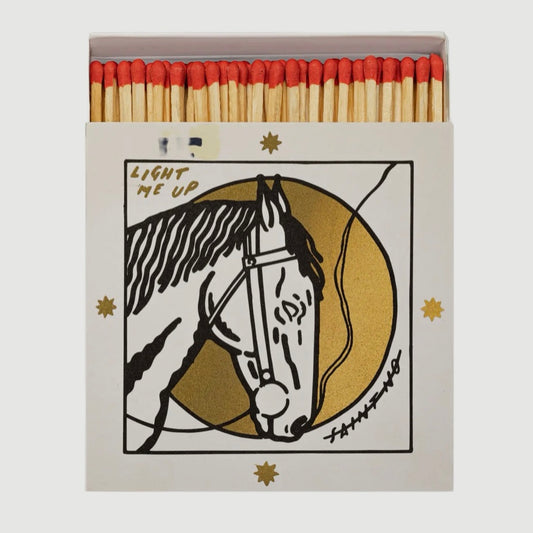 SAINT NO STRIKE HORSE'S HEAD MATCHBOOK BY ARCHIVIST GALLERY