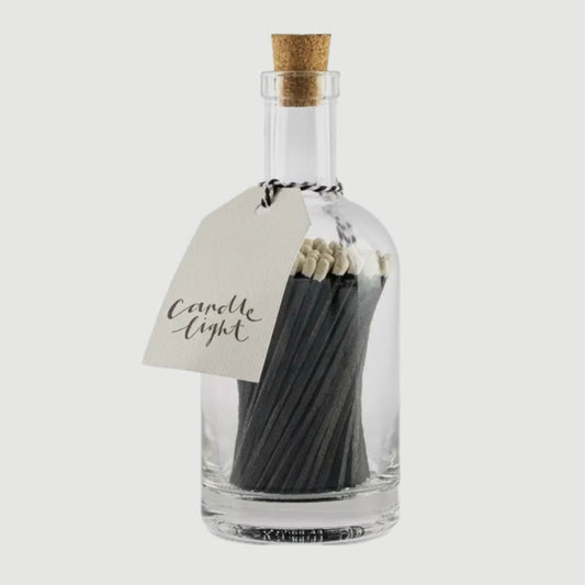 CANDLE LIGHT GLASS BOTTLE MATCHES BY ARCHIVIST GALLERY