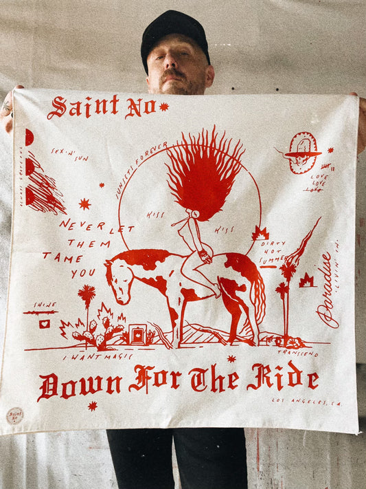 SAINT NO BANDANA "DOWN FOR THE RIDE"