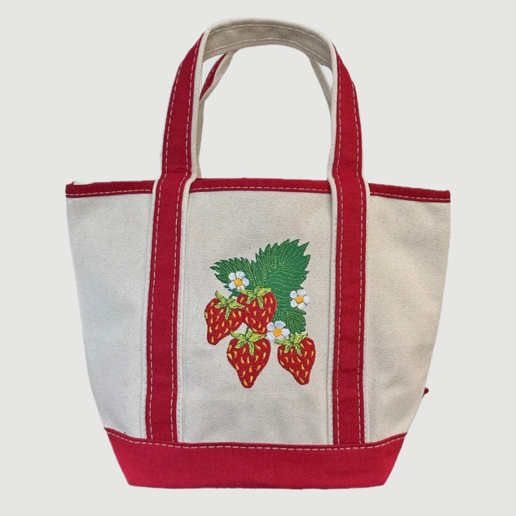 MINI TOTE STRAWBERRY PATCH YA LATER