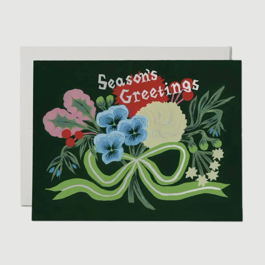 SEASONS GREETINGS CARD (RED CAP CARDS)