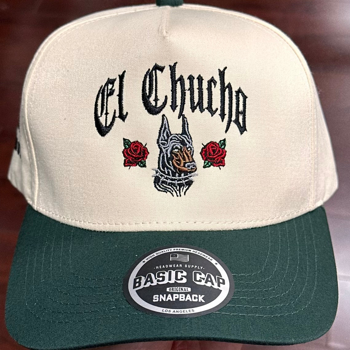 EL CHUCHO HAT GREEN/NATURAL