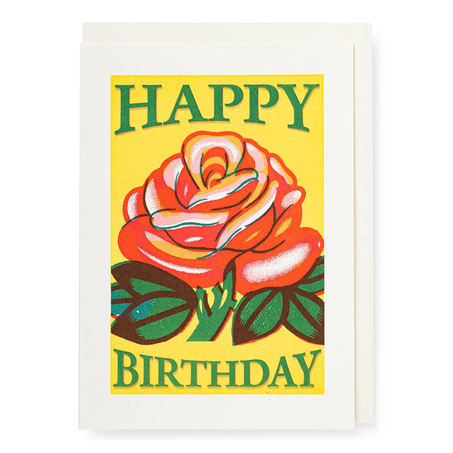 HAPPY BIRTHDAY ROSE GREETING CARD ARCHIVIST GALLERY
