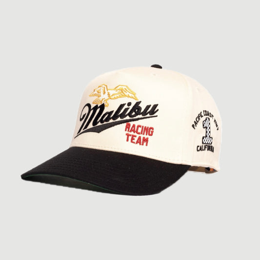 MALIBU RACING GOOD QUALITY HUMAN HAT (BLACK/NATURAL)