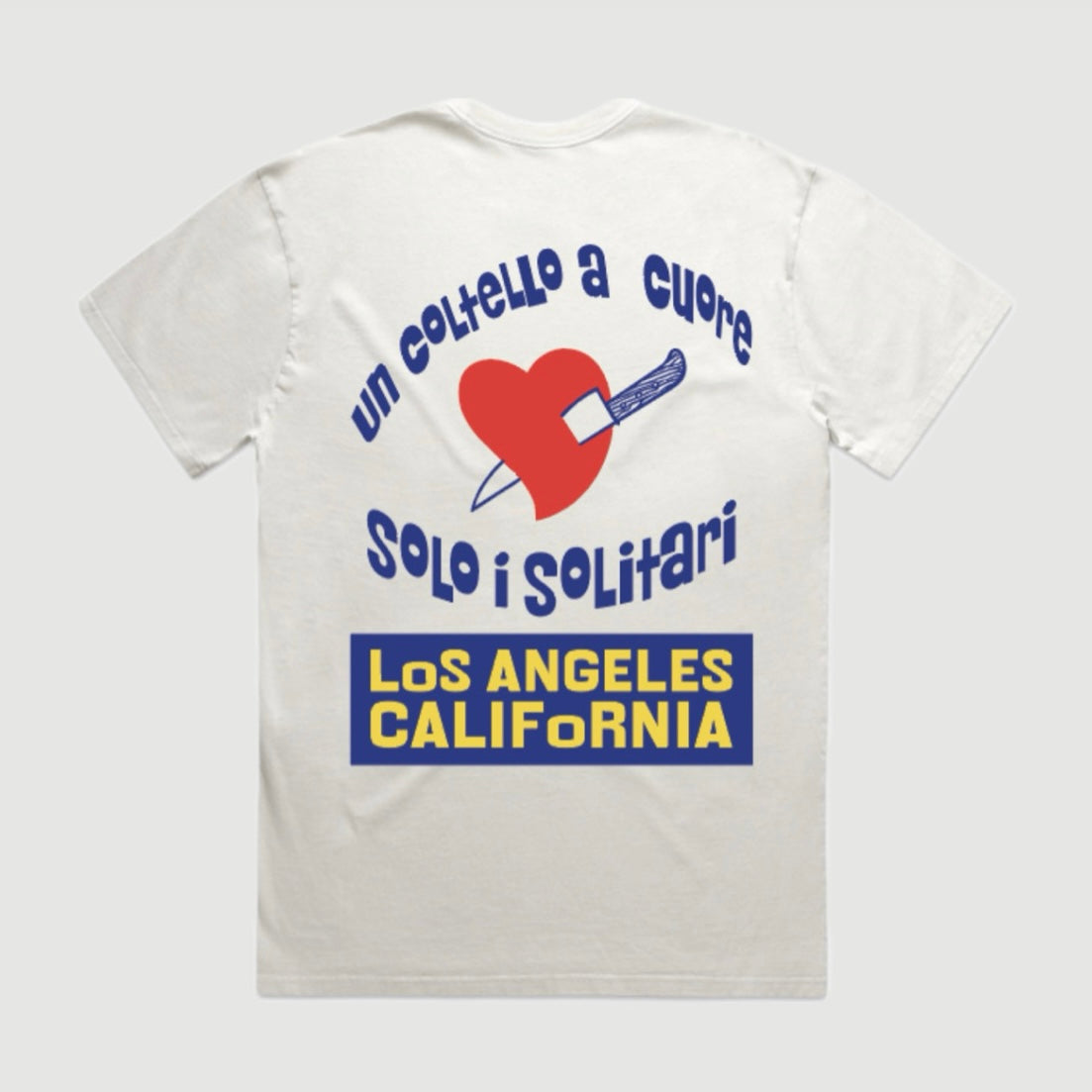 SOLO i SOLITARI ONLY THE LONELY LOS ANGELES T-SHIRT