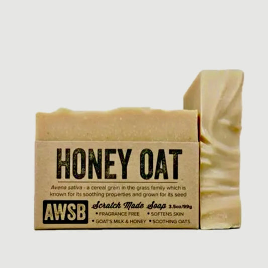 AWSB A WILD SOAP BAR HONEY OAT SOAP